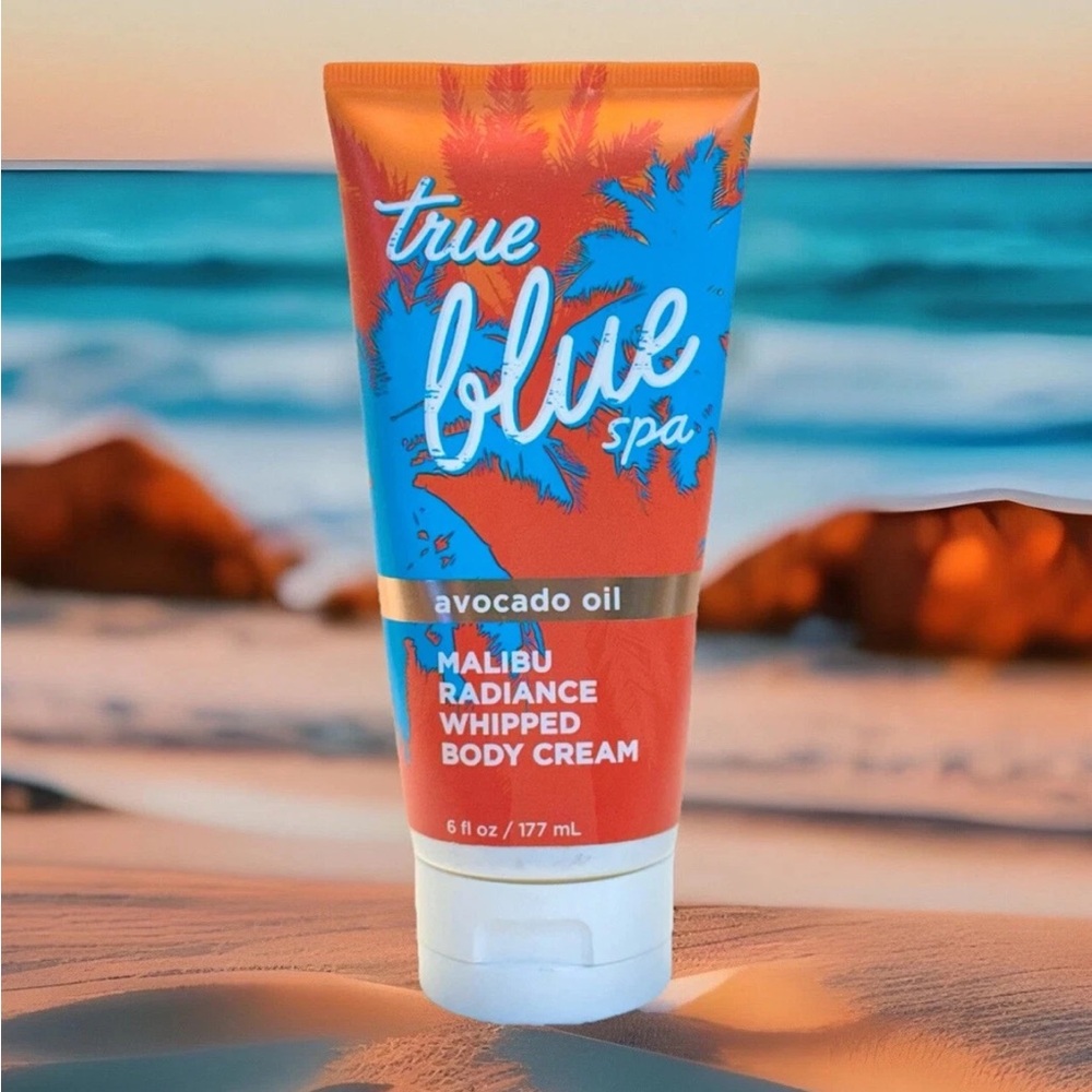 Bath & and Body Works True Blue Spa ✨ MALIBU RADIANCE ✨ WHIPPED BODY CREAM